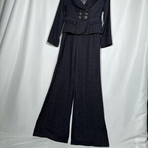 Worn on TV! Vintage Nanette Lepore wide leg suit pants (jacket available too), 0